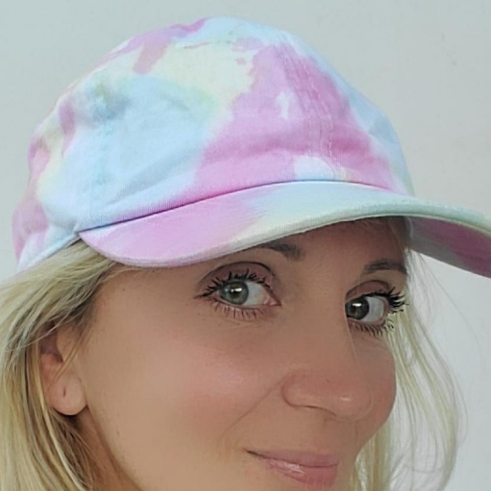 Tie dye cap
